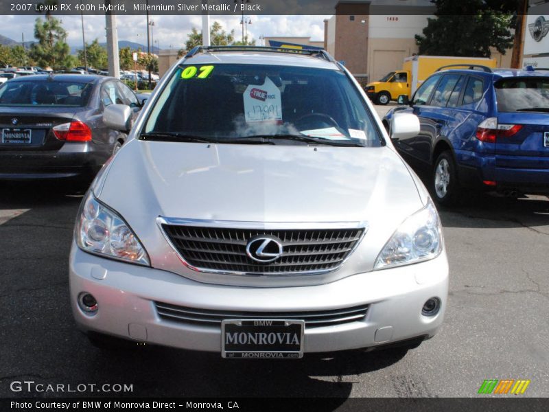 Millennium Silver Metallic / Black 2007 Lexus RX 400h Hybrid