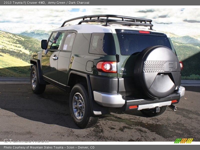 Army Green / Dark Charcoal 2013 Toyota FJ Cruiser 4WD