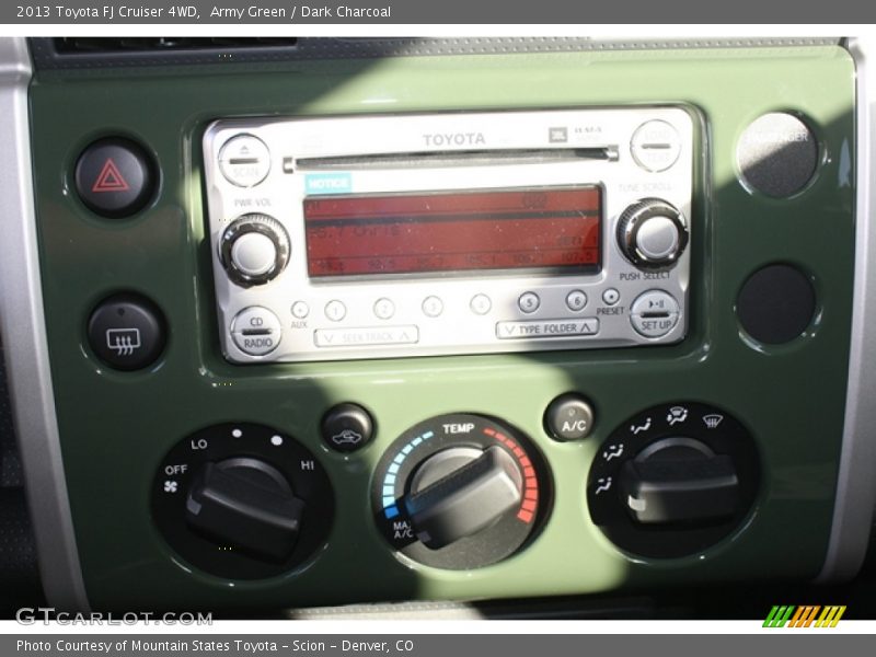 Army Green / Dark Charcoal 2013 Toyota FJ Cruiser 4WD