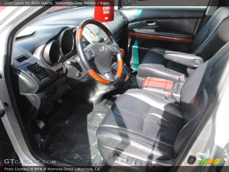 Millennium Silver Metallic / Black 2007 Lexus RX 400h Hybrid
