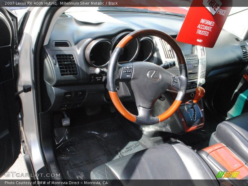 Millennium Silver Metallic / Black 2007 Lexus RX 400h Hybrid