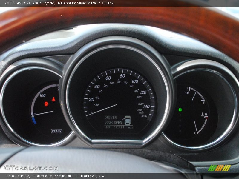  2007 RX 400h Hybrid 400h Hybrid Gauges