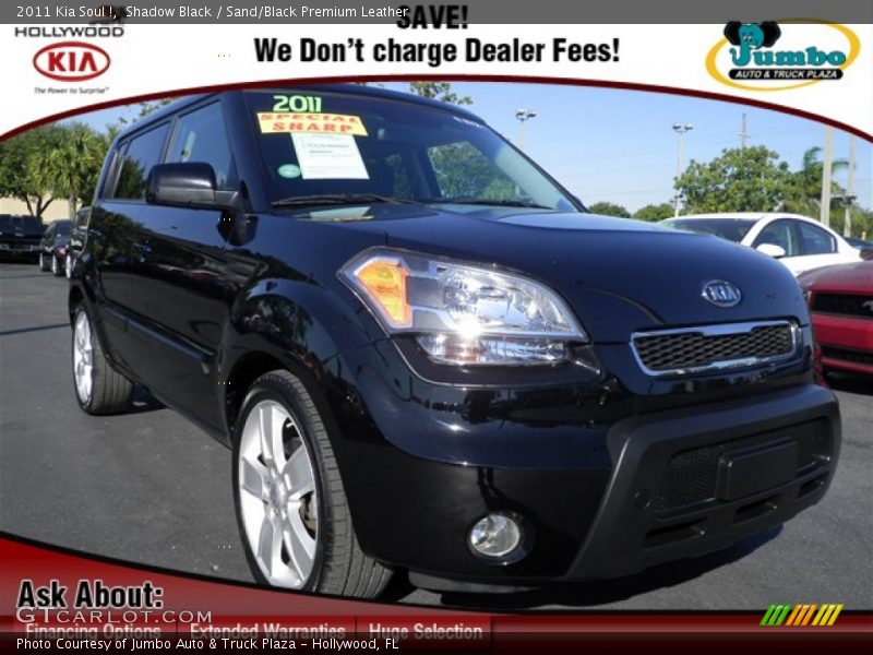 Shadow Black / Sand/Black Premium Leather 2011 Kia Soul !