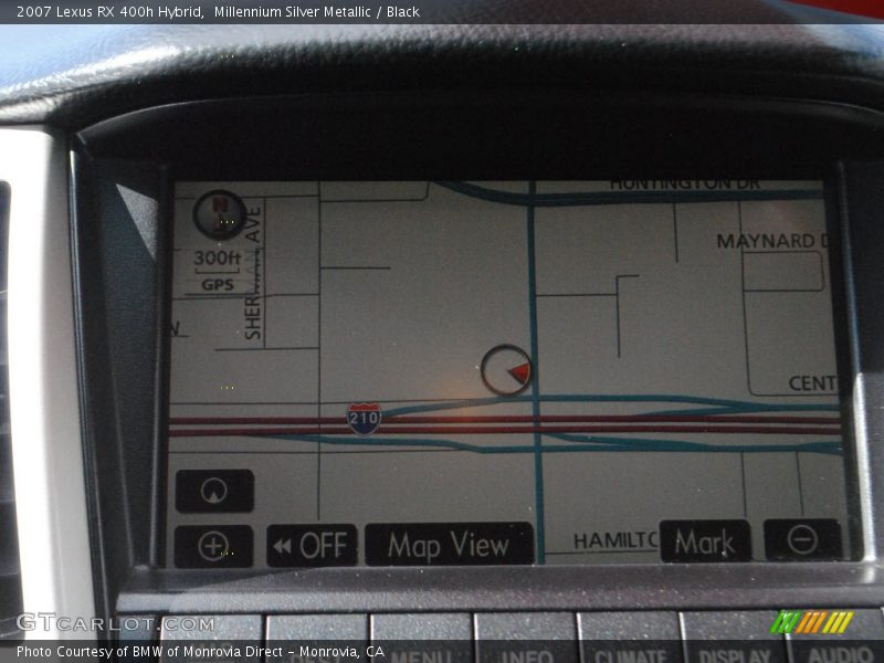Millennium Silver Metallic / Black 2007 Lexus RX 400h Hybrid