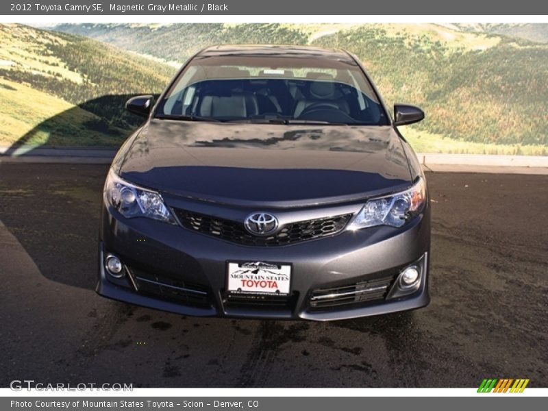 Magnetic Gray Metallic / Black 2012 Toyota Camry SE