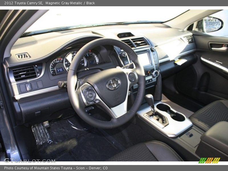 Magnetic Gray Metallic / Black 2012 Toyota Camry SE