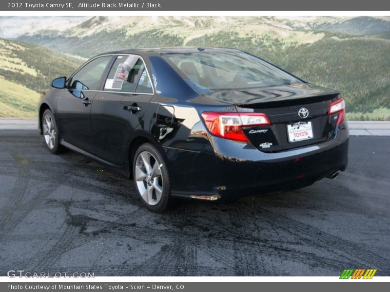 Attitude Black Metallic / Black 2012 Toyota Camry SE