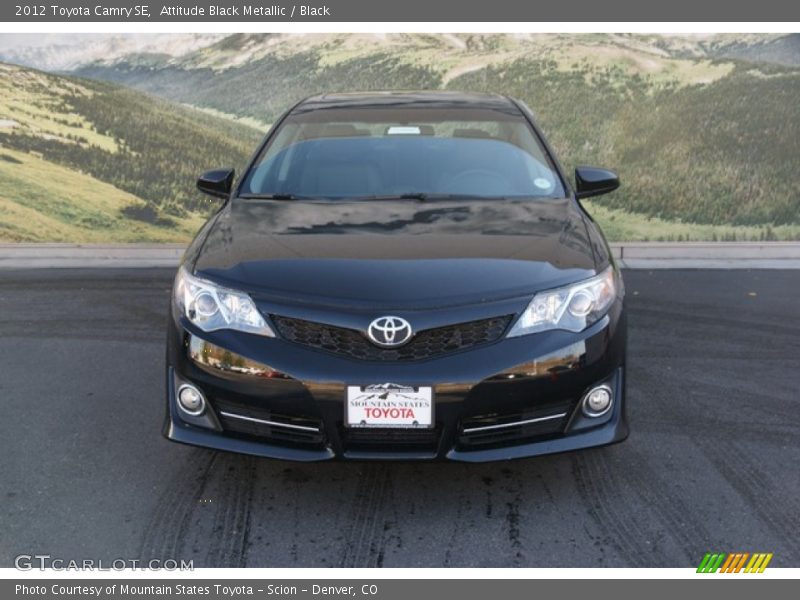 Attitude Black Metallic / Black 2012 Toyota Camry SE
