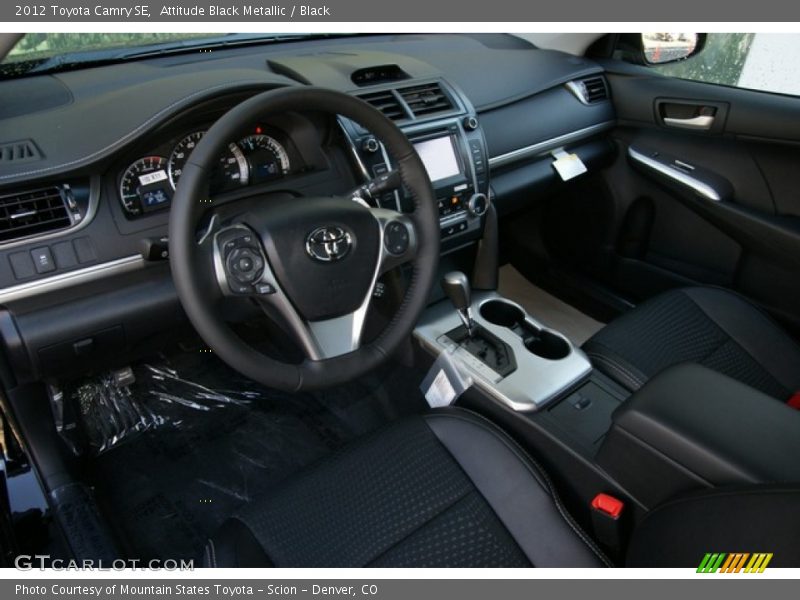 Attitude Black Metallic / Black 2012 Toyota Camry SE