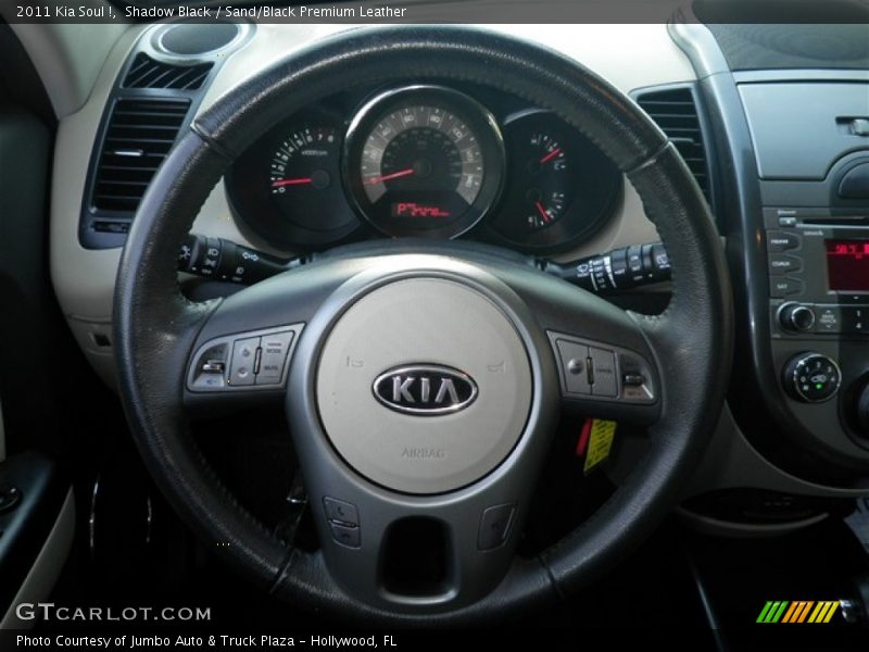 Shadow Black / Sand/Black Premium Leather 2011 Kia Soul !