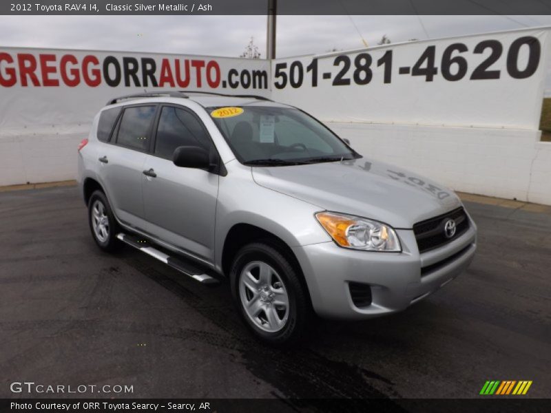 Classic Silver Metallic / Ash 2012 Toyota RAV4 I4