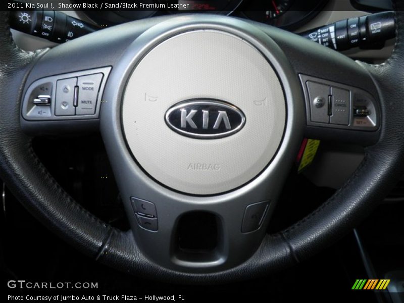 Shadow Black / Sand/Black Premium Leather 2011 Kia Soul !