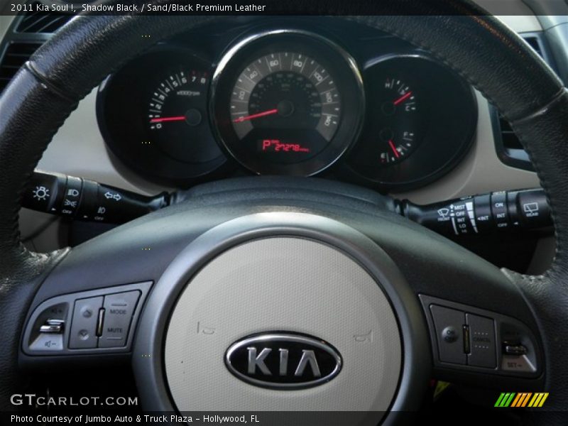 Shadow Black / Sand/Black Premium Leather 2011 Kia Soul !