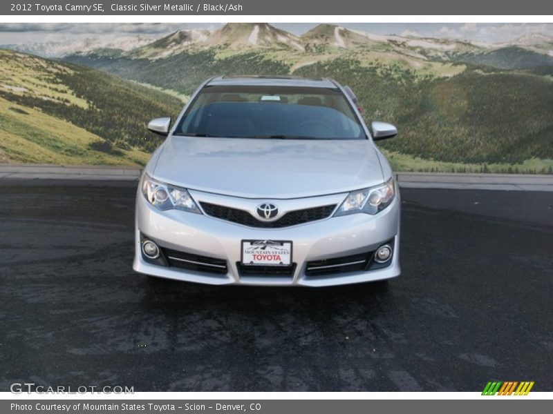 Classic Silver Metallic / Black/Ash 2012 Toyota Camry SE