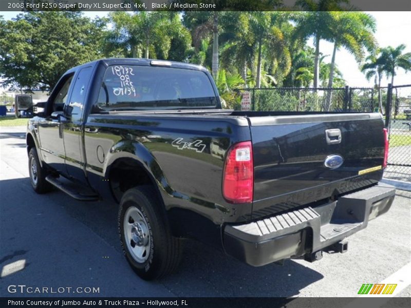 Black / Medium Stone 2008 Ford F250 Super Duty XL SuperCab 4x4