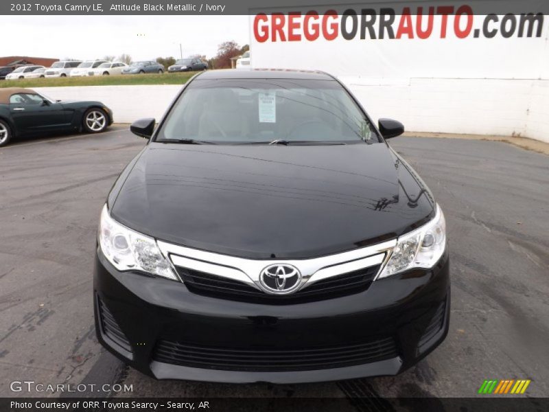 Attitude Black Metallic / Ivory 2012 Toyota Camry LE