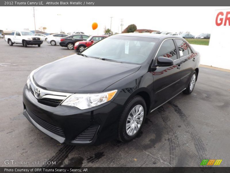 Attitude Black Metallic / Ivory 2012 Toyota Camry LE