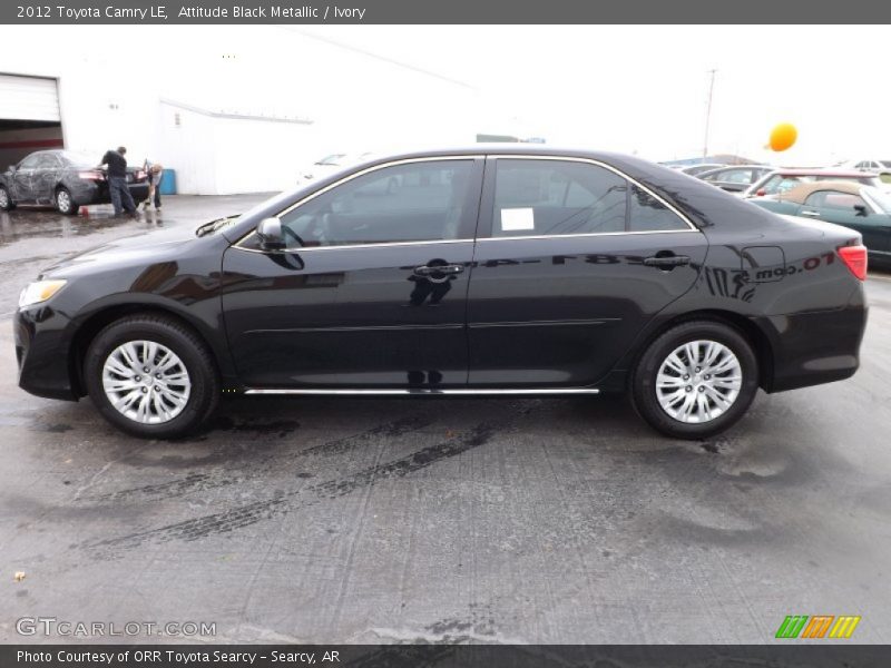 Attitude Black Metallic / Ivory 2012 Toyota Camry LE