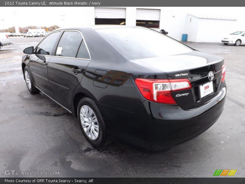 Attitude Black Metallic / Ivory 2012 Toyota Camry LE
