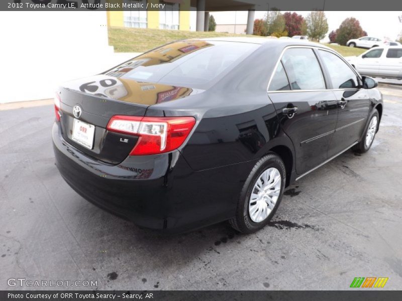 Attitude Black Metallic / Ivory 2012 Toyota Camry LE