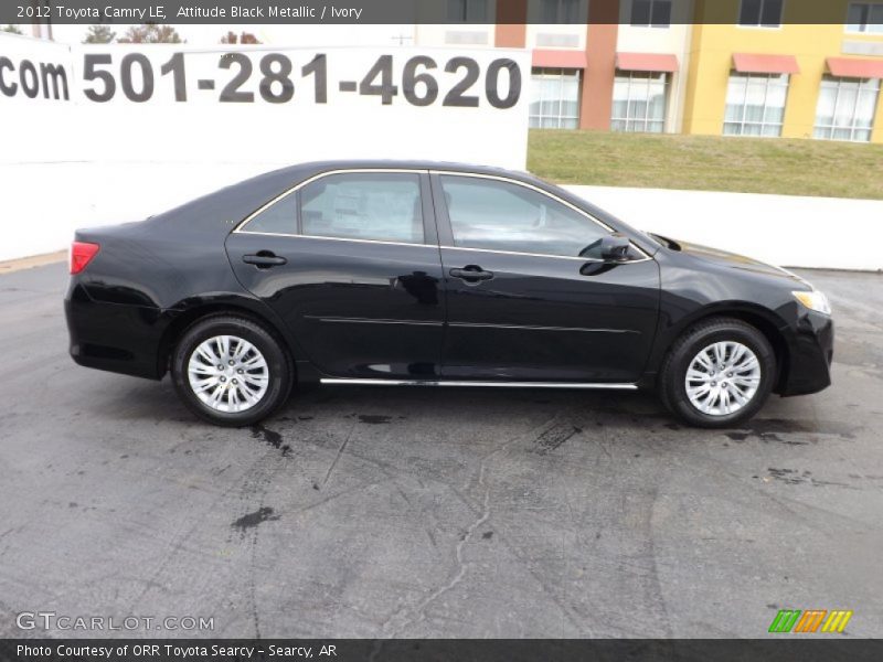 Attitude Black Metallic / Ivory 2012 Toyota Camry LE