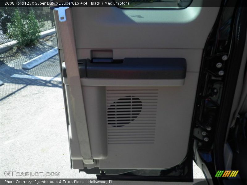 Black / Medium Stone 2008 Ford F250 Super Duty XL SuperCab 4x4
