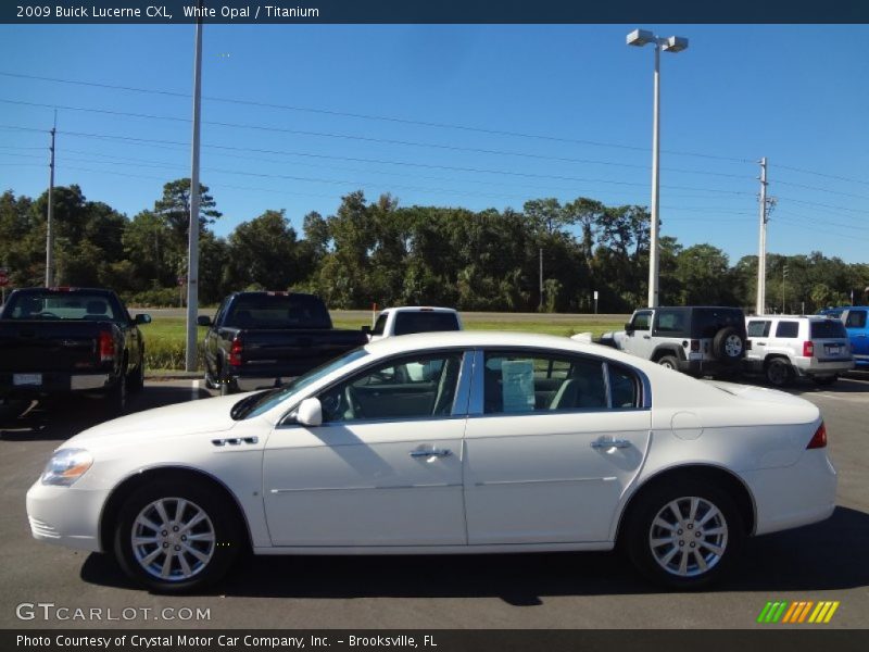 White Opal / Titanium 2009 Buick Lucerne CXL