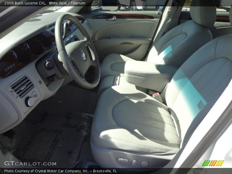 White Opal / Titanium 2009 Buick Lucerne CXL