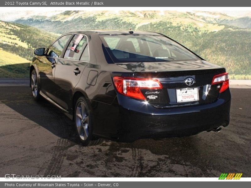 Attitude Black Metallic / Black 2012 Toyota Camry SE