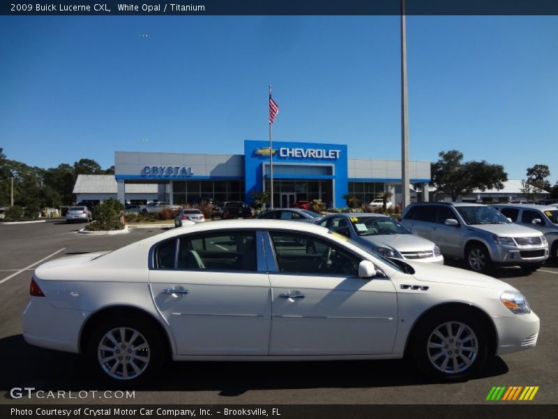 White Opal / Titanium 2009 Buick Lucerne CXL