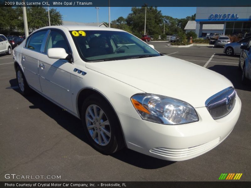 White Opal / Titanium 2009 Buick Lucerne CXL