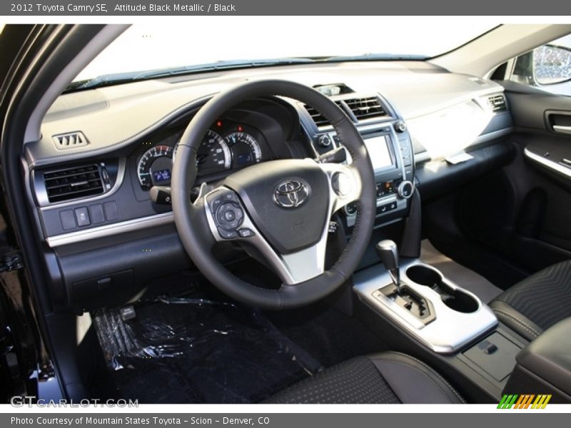Attitude Black Metallic / Black 2012 Toyota Camry SE
