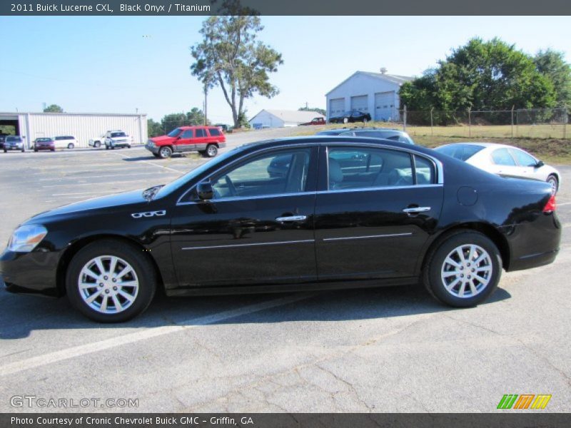 Black Onyx / Titanium 2011 Buick Lucerne CXL