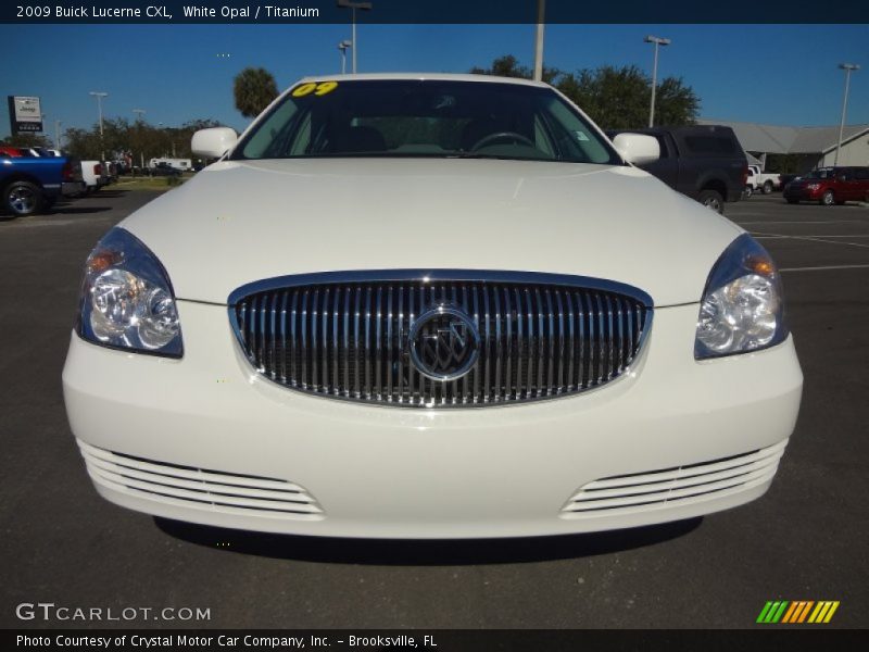 White Opal / Titanium 2009 Buick Lucerne CXL