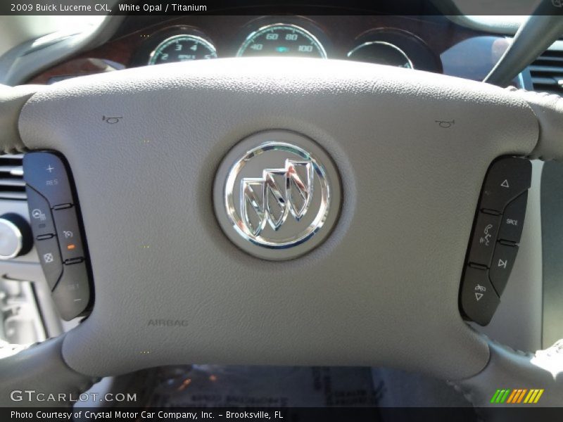 White Opal / Titanium 2009 Buick Lucerne CXL