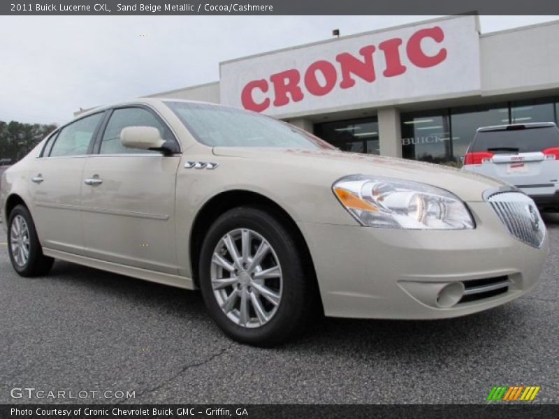 Sand Beige Metallic / Cocoa/Cashmere 2011 Buick Lucerne CXL