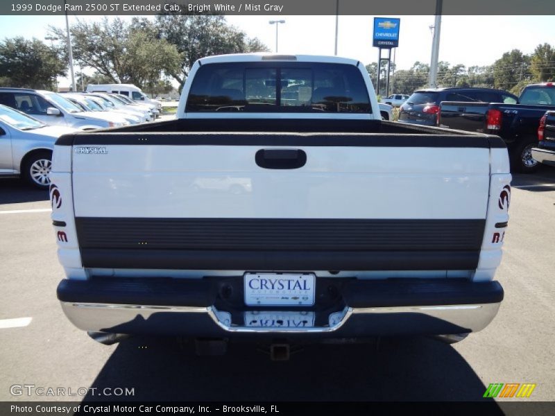Bright White / Mist Gray 1999 Dodge Ram 2500 ST Extended Cab