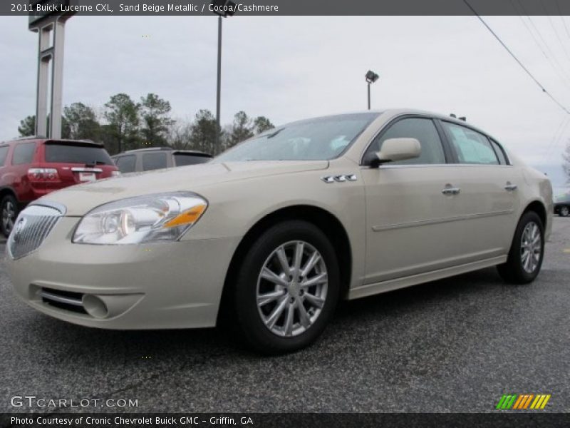 Sand Beige Metallic / Cocoa/Cashmere 2011 Buick Lucerne CXL