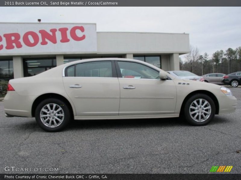 Sand Beige Metallic / Cocoa/Cashmere 2011 Buick Lucerne CXL