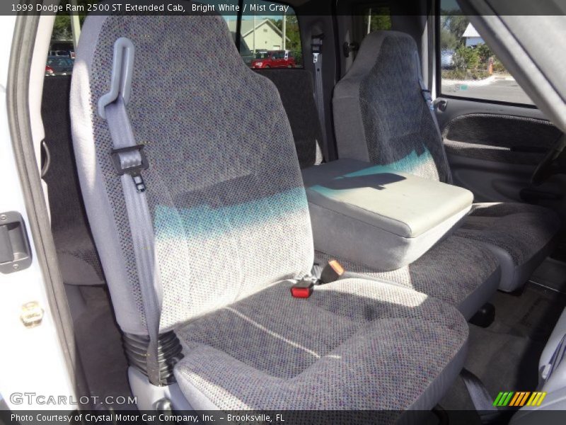 Bright White / Mist Gray 1999 Dodge Ram 2500 ST Extended Cab