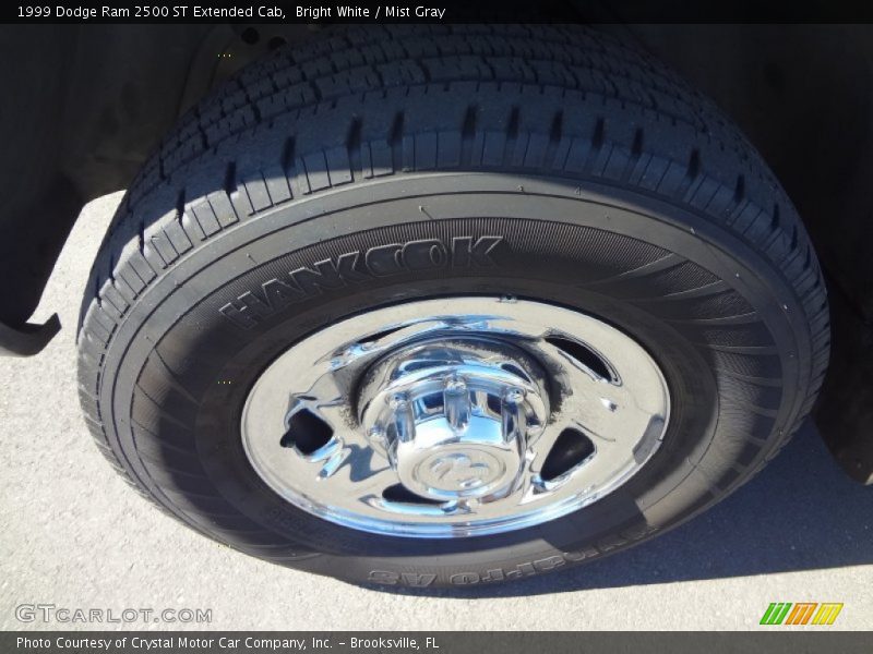 Bright White / Mist Gray 1999 Dodge Ram 2500 ST Extended Cab