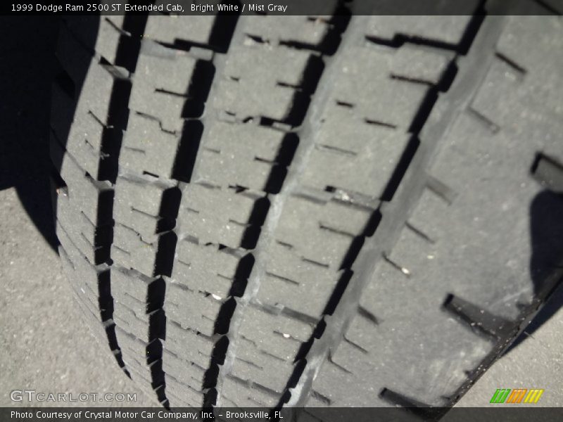 Bright White / Mist Gray 1999 Dodge Ram 2500 ST Extended Cab