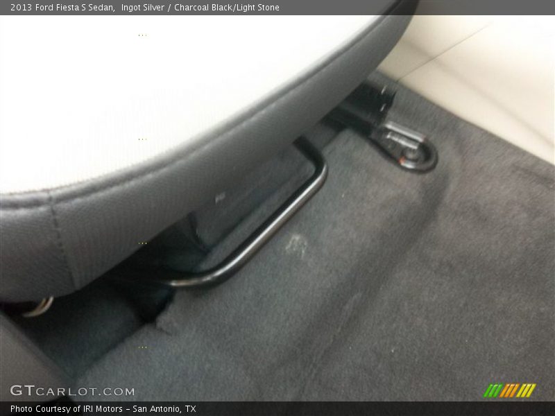 Ingot Silver / Charcoal Black/Light Stone 2013 Ford Fiesta S Sedan