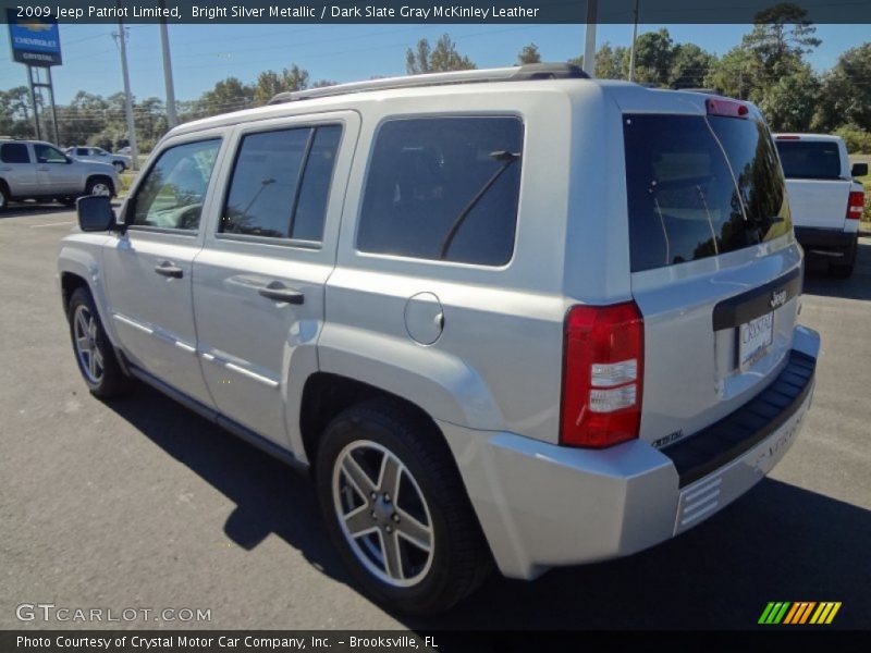Bright Silver Metallic / Dark Slate Gray McKinley Leather 2009 Jeep Patriot Limited