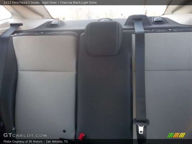 Ingot Silver / Charcoal Black/Light Stone 2013 Ford Fiesta S Sedan