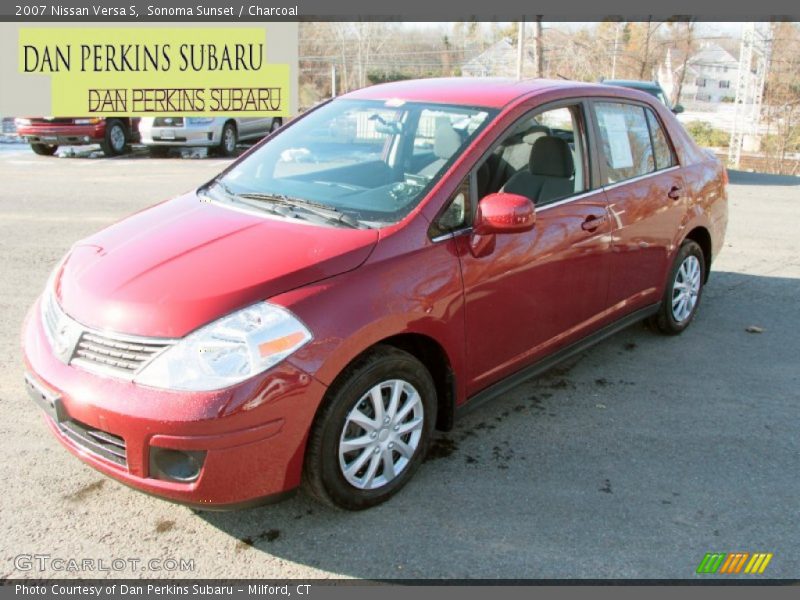 Sonoma Sunset / Charcoal 2007 Nissan Versa S