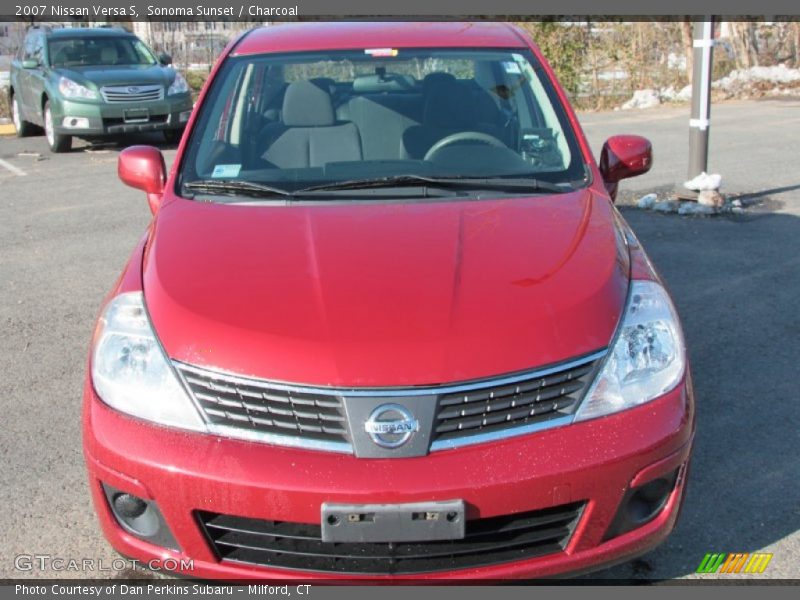 Sonoma Sunset / Charcoal 2007 Nissan Versa S