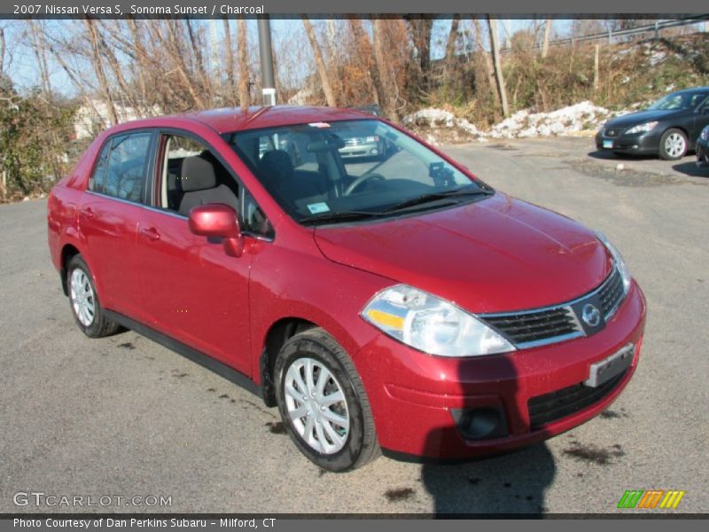 Sonoma Sunset / Charcoal 2007 Nissan Versa S