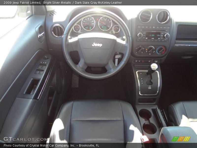 Bright Silver Metallic / Dark Slate Gray McKinley Leather 2009 Jeep Patriot Limited