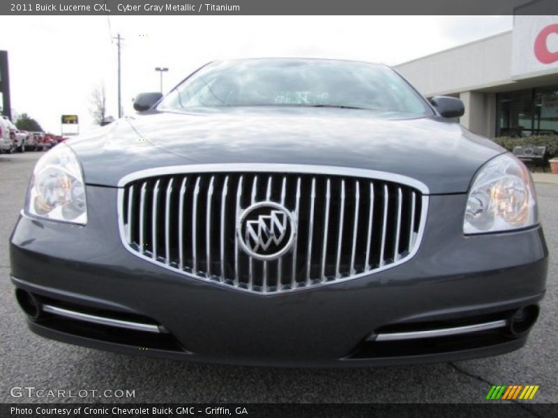 Cyber Gray Metallic / Titanium 2011 Buick Lucerne CXL